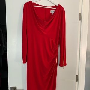Stunning red Joseph Ribkoff cocktail dress